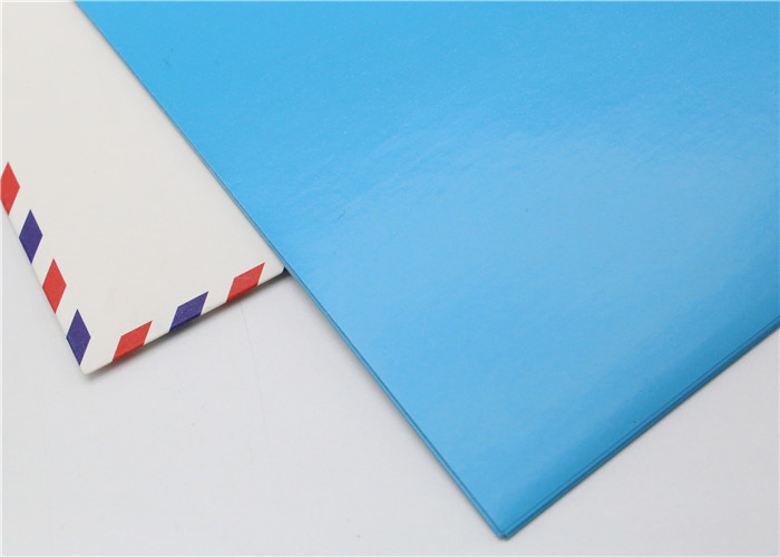 Quality Offset Handy Gummed Paper Sheets Light Blue Single Side For Decoupage for sale