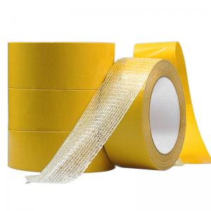 3m Acrylic Double Sided Adhesive Tape Mesh Scrim Filament For Carpet