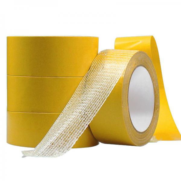 Quality 3m Acrylic Double Sided Adhesive Tape Mesh Scrim Filament For Carpet for sale