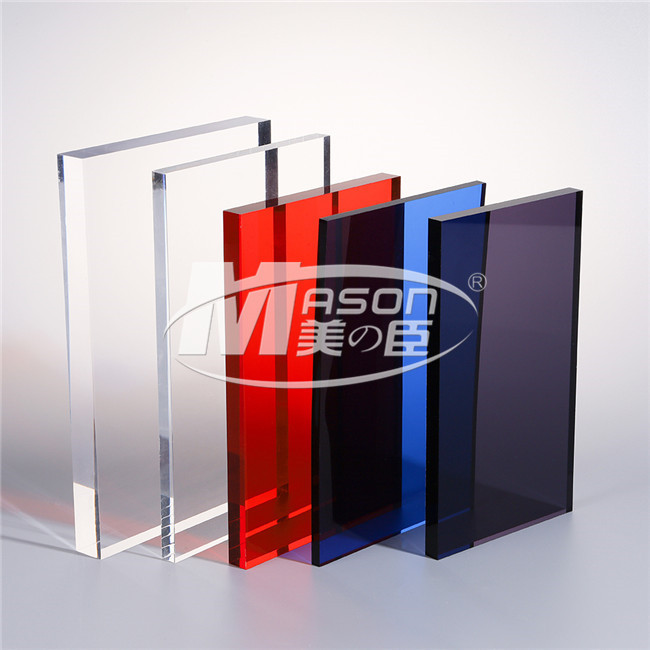  Lucite Raw Material Color Acrylic Sheet Cast Perspex Sheet 1220x2440mm Manufactures