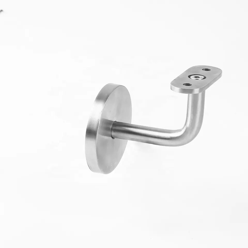 China Stainless Steel 304 Handrail Bracket Holder Support Balustrade Fittings Wall Mount on sale