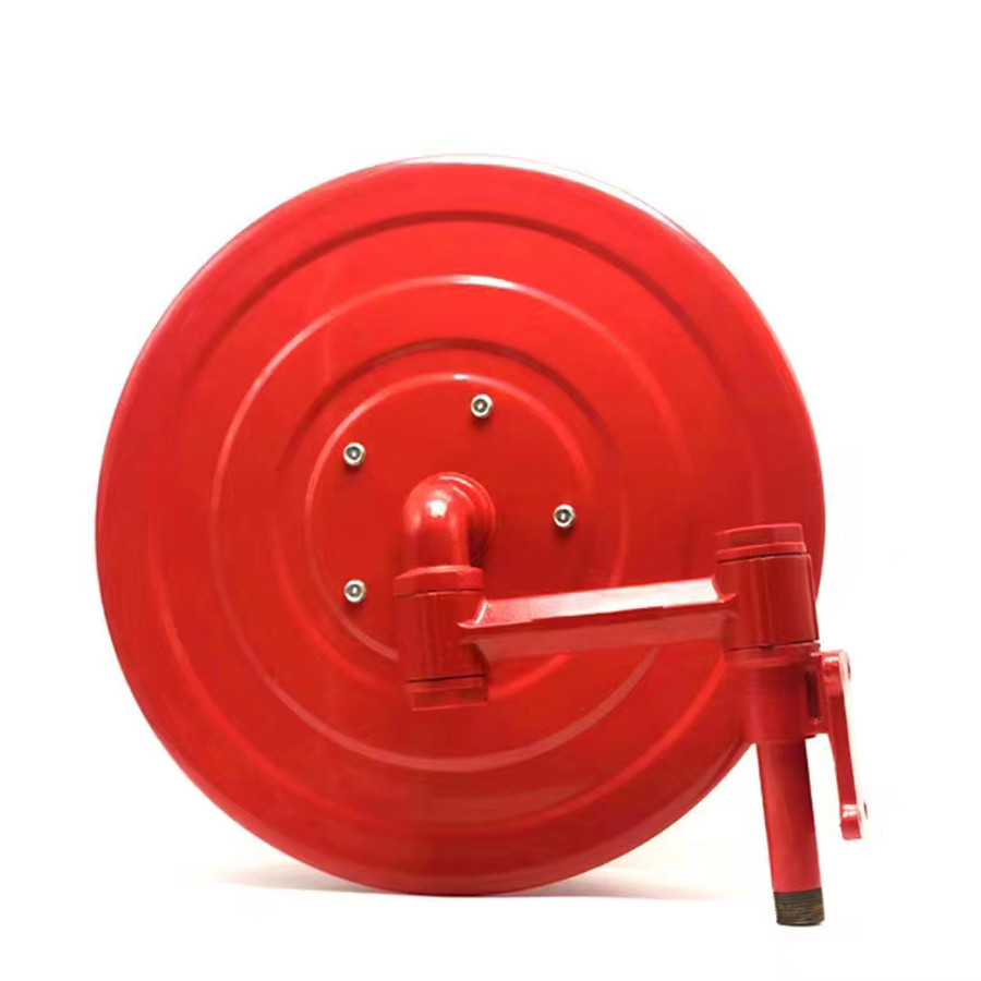 China 25 Meter Fire Hydrant Hose Reel With Sprinkler Flexible Nozzle on sale
