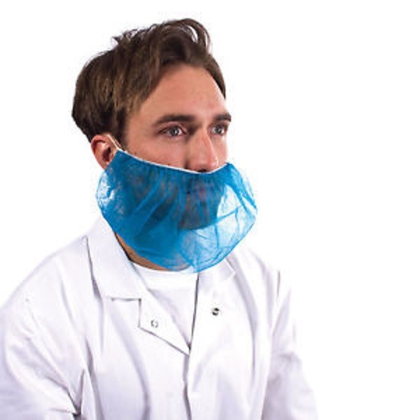  Disposable PP Surgical Beard Cover Net Non Woven Mouth Cover Mask Manufactures