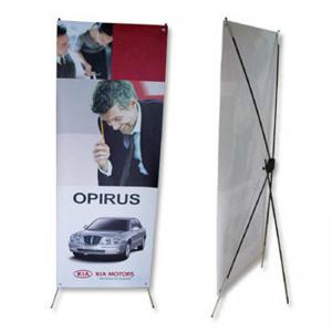  Portable adjustable x banner stand W60-80 x H160-180cm Aluminum Material Manufactures