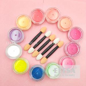  12 Colors Cosmetic Eyeshadow Nails Beauty Colorful Neon Nail Pigment Powder Box Set Manufactures