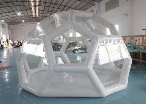  Outdoor Portable 4m Air Sealed Clear Transparent PVC Inflatable Soccer Bubble Camping Tent Manufactures