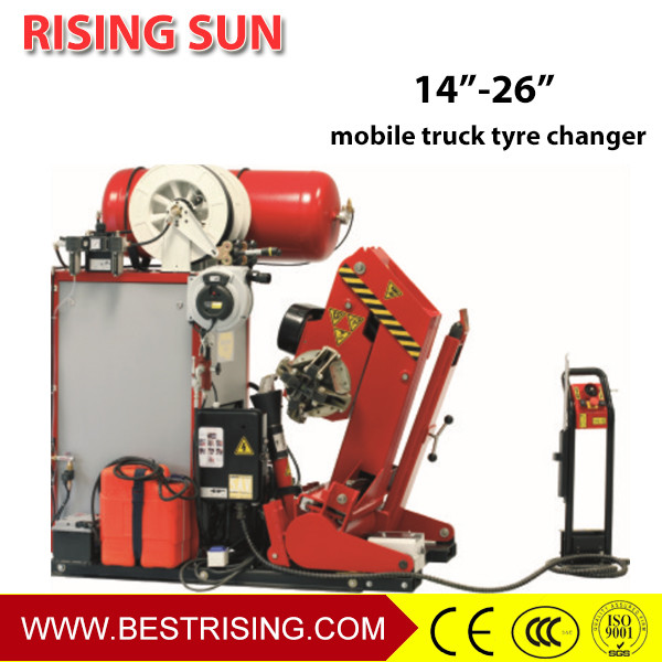 China Mobile used heavy duty truck tire changer for sale on sale