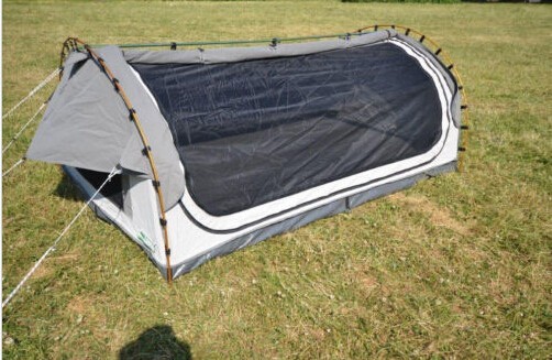  Fire Prevention 2 Person Swag Tent , Canvas Camping Swag Tent Sun Shelter Manufactures