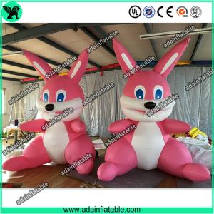  Cute Pink Inflatable Rabbit,Giant Pink Inflatable Bunny, Party Inflatable Animal Manufactures