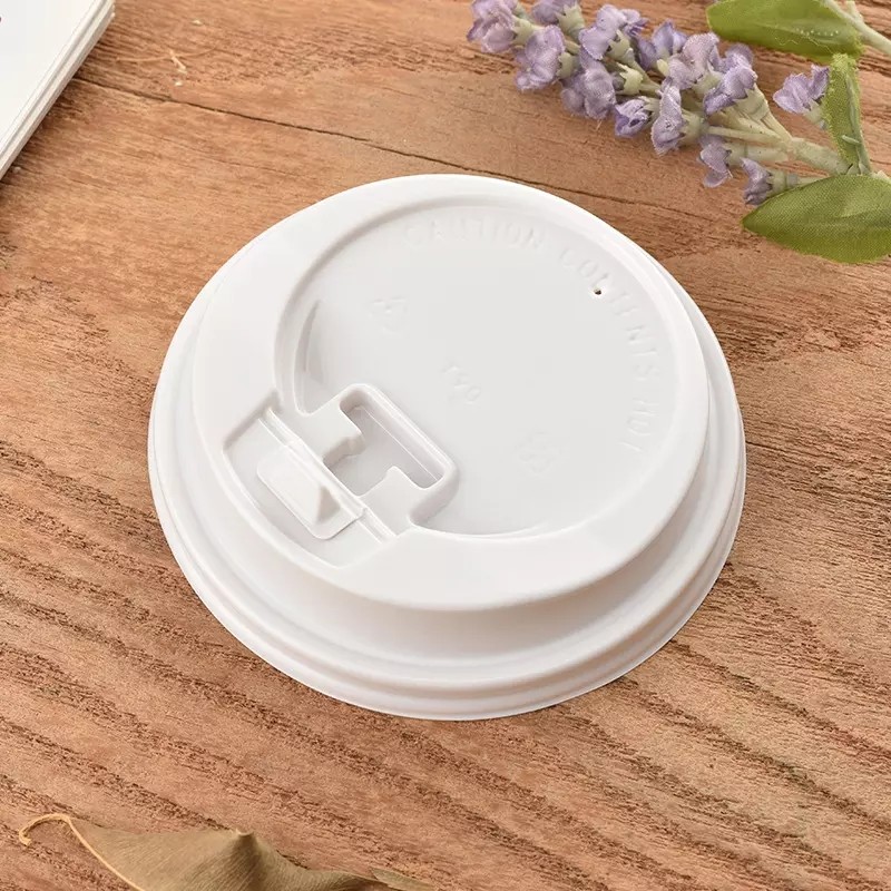 Plastic 90mm Cup Lids , Eco Friendly Non Smell Cover For Coffee Cup for sale