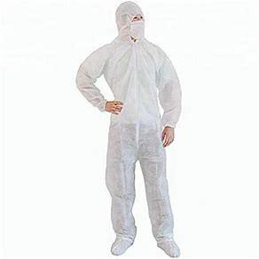  Medical Protective Full Body Ppe Hazmat Biological Suit Chemical Resistant Manufactures