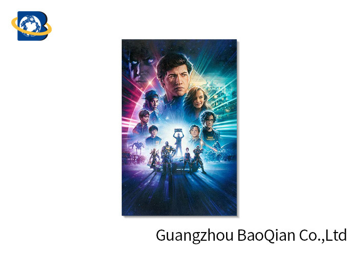  High Resolution Lenticular Greeting Cards Movie Star Photo Eco - Friendly Material Manufactures