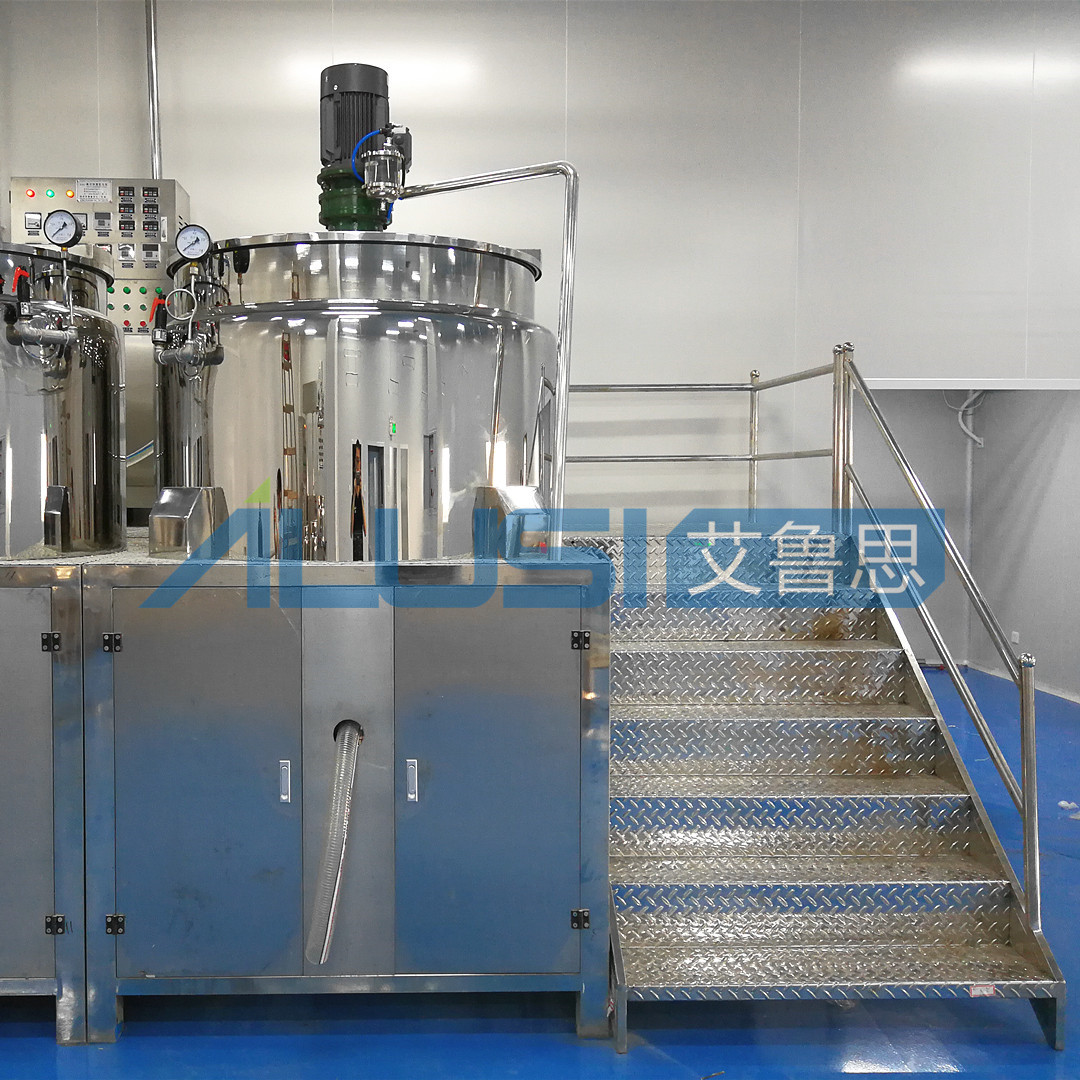 China Stainless Steel Mixing Tank Shampoo Lotion Liquid Detergent Making Machine on sale