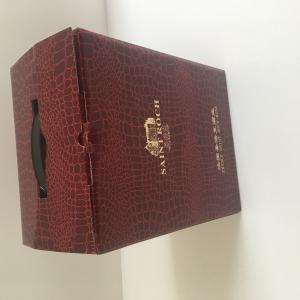 China Wholesale Cheap Price Corrugated Shipping 6 Bottle Cardboard Wine Box on sale
