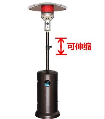  Mushroom Type Outdoor Patio Space Heaters , Natural Gas Deck Heaters Lightweight Manufactures