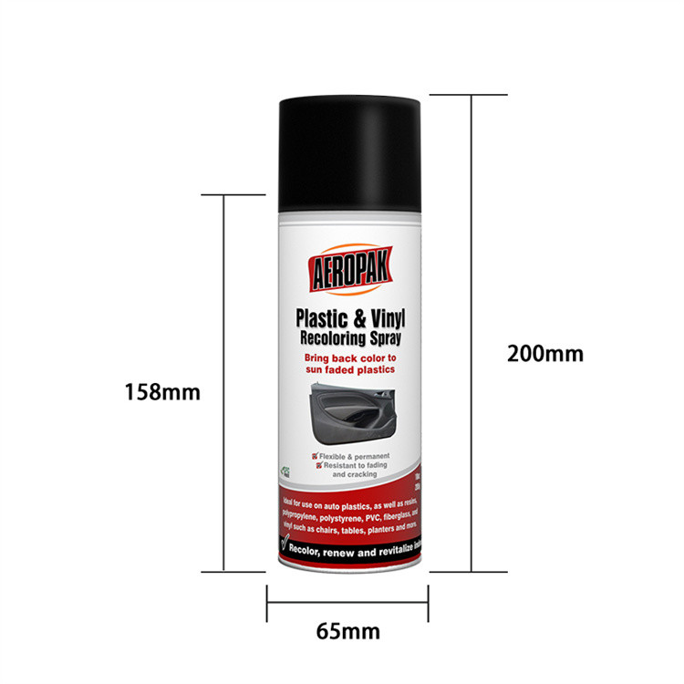 China Plastic And Vinyl Recolouring Car Interior Spray Paint 400ml Anti Faded on sale