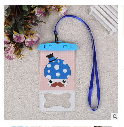 cute carton used under water Mobile phone waterproof bag