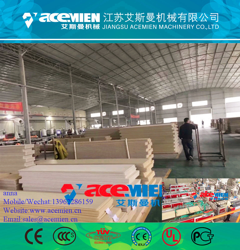  high quality PVC panel extrusion line/PVC ceiling panel production line/PVC panel making machine Manufactures
