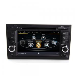 China 7 2DIN HD WINCE 6.0 car DVD GPS navigation for AUDI A4 support 1080P SWC BT RADIO 3G IPOD TV on sale
