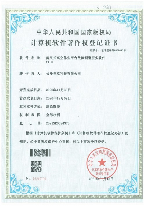 Changsha Top-Auto Technology Co., Ltd Certifications
