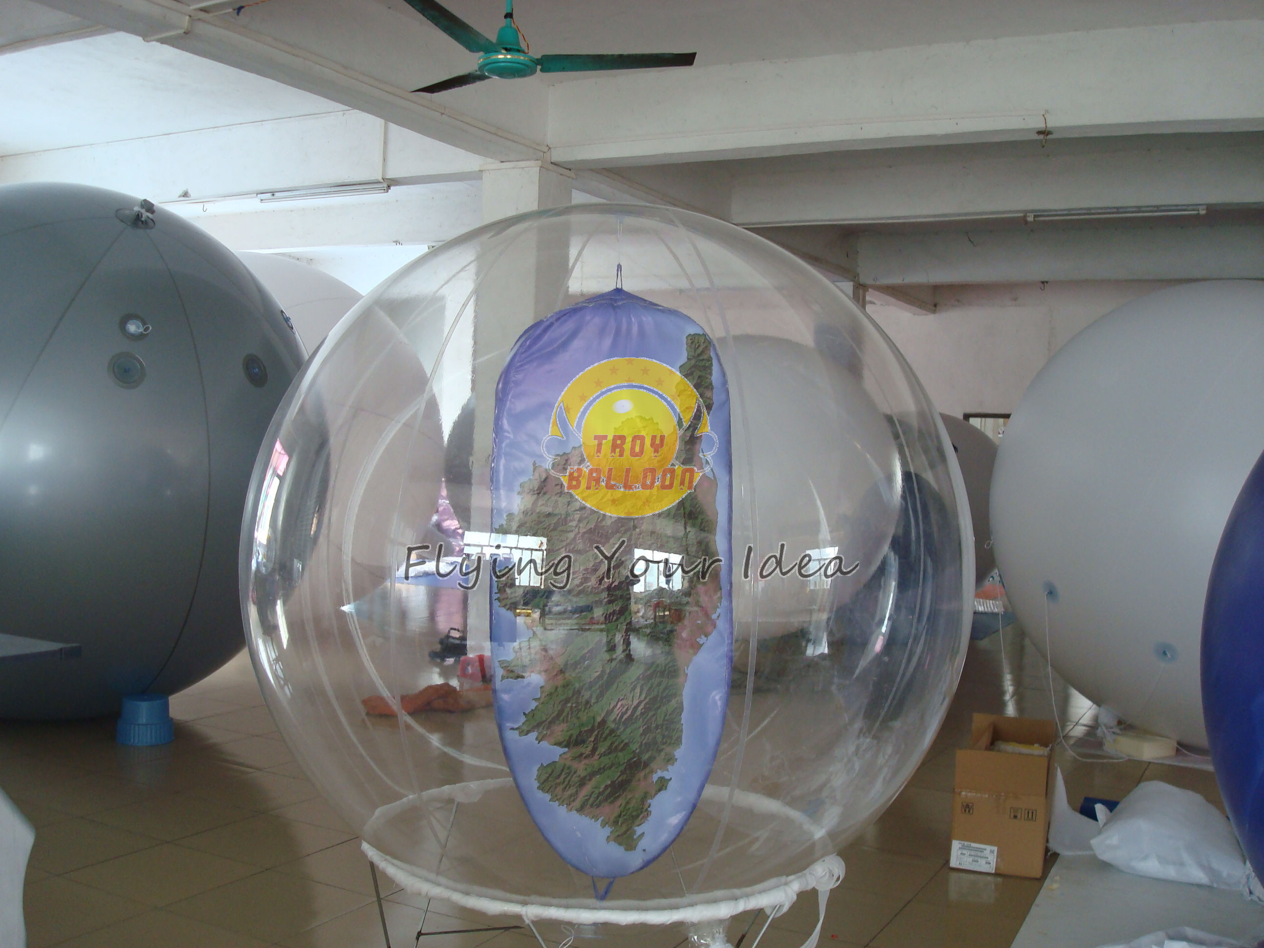  Advertising Inflatable Helium Balloon with Oxford and Sponge inside for opening event Manufactures