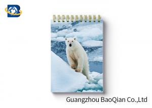  Polar Bear Animal Custom Spiral Notebooks School Stationery Set 3D Printing Cover Manufactures