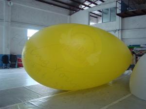  Yellow Zeppelin Helium Balloon Inflatable Waterproof For Outdoor Sports Manufactures
