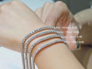  1 To 20 Carat Diamond Tennis Bracelet 14k White Or Yellow Gold DEF VVS1 Manufactures
