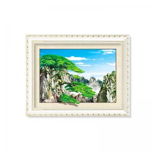  PS / MDF Frame Nature Scenery 5D Pictures / Lenticular Poster Printing Manufactures