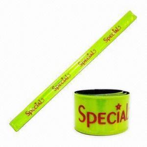  Yellow Reflective Slap Bracelet, EN-471/13356 Passed, Measures 3 x 40cm Manufactures