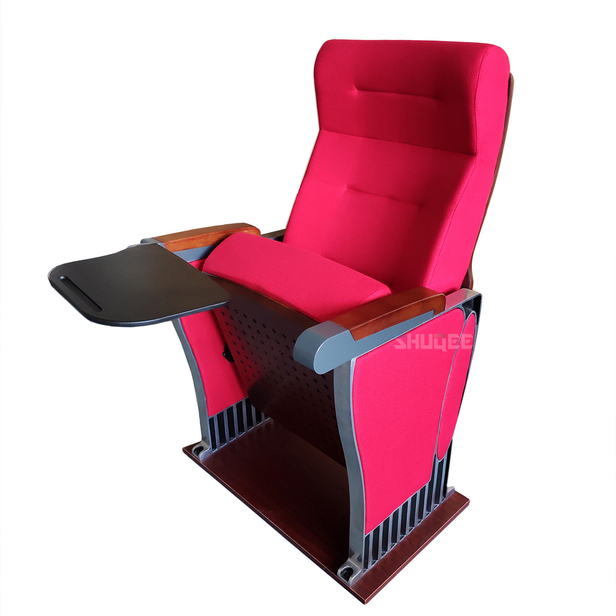  Foldable Audience Seating PU Molded Foam Anti Stained Auditorium Chairs With Writing Board Manufactures