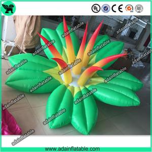  Autumn Holiday Indoor Event Party Decoration Inflatable Green Flower With LED Light Manufactures