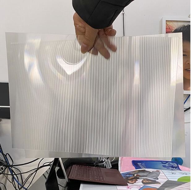  100 LPI  PET 3d lenticular sheet Lens for Plastic PET 3D Lenticular Printing on UV printer Manufactures