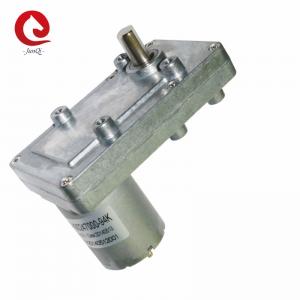 China 95mm 12v Dc Motor High Torque Low Rpm Right Angle Gear Motor on sale