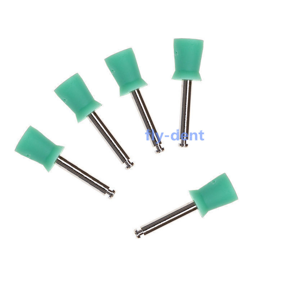  100pcs Dental Disposable Latch type Polishing Polisher Prophy Cups Green Manufactures
