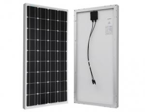 China Roof / Ground Grade A Mono Solar Panels , High Conversion Rate Black Solar Panels on sale