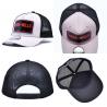Buy cheap Structured 5 Panel Trucker Cap Embroidered Debossed Metal Badge Eyelets from wholesalers