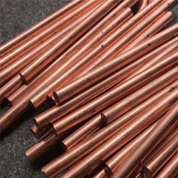 Quality C28000 Copper Earthing Rod Pure 99.99% 8 Ft Copper Grounding Rod for sale