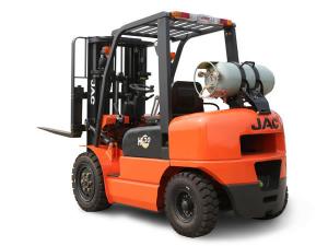 Efficient Dual Fuel Forklift , Load Capacity 3 Ton Gasoline Lpg Forklift