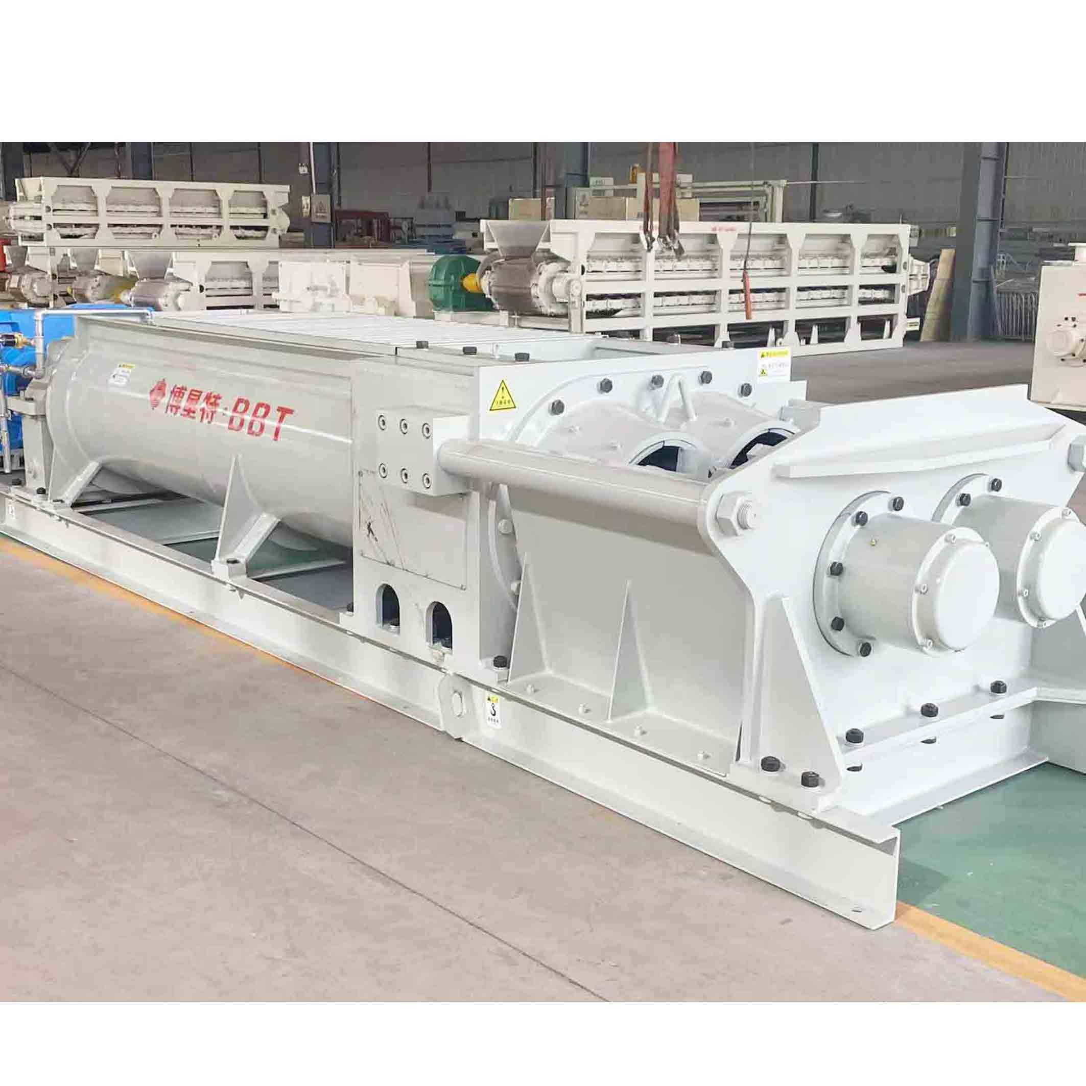 China 3300mm Double Shaft Mixer For Clay Brick Production Line on sale