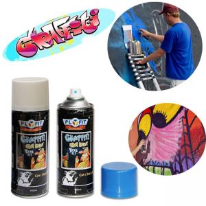  Fading Resistant Aerosol 500ml Graffiti Artist Spray Paint Enviromental Friendly Manufactures