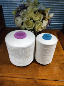 China Compact Poly Sewing Thread 29S/2 Raw White Abrasion Resistance on sale