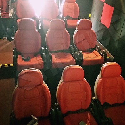 Buy cheap Excellent Design Electric 5D Theater Seats For Mini Cinema Red Color from wholesalers