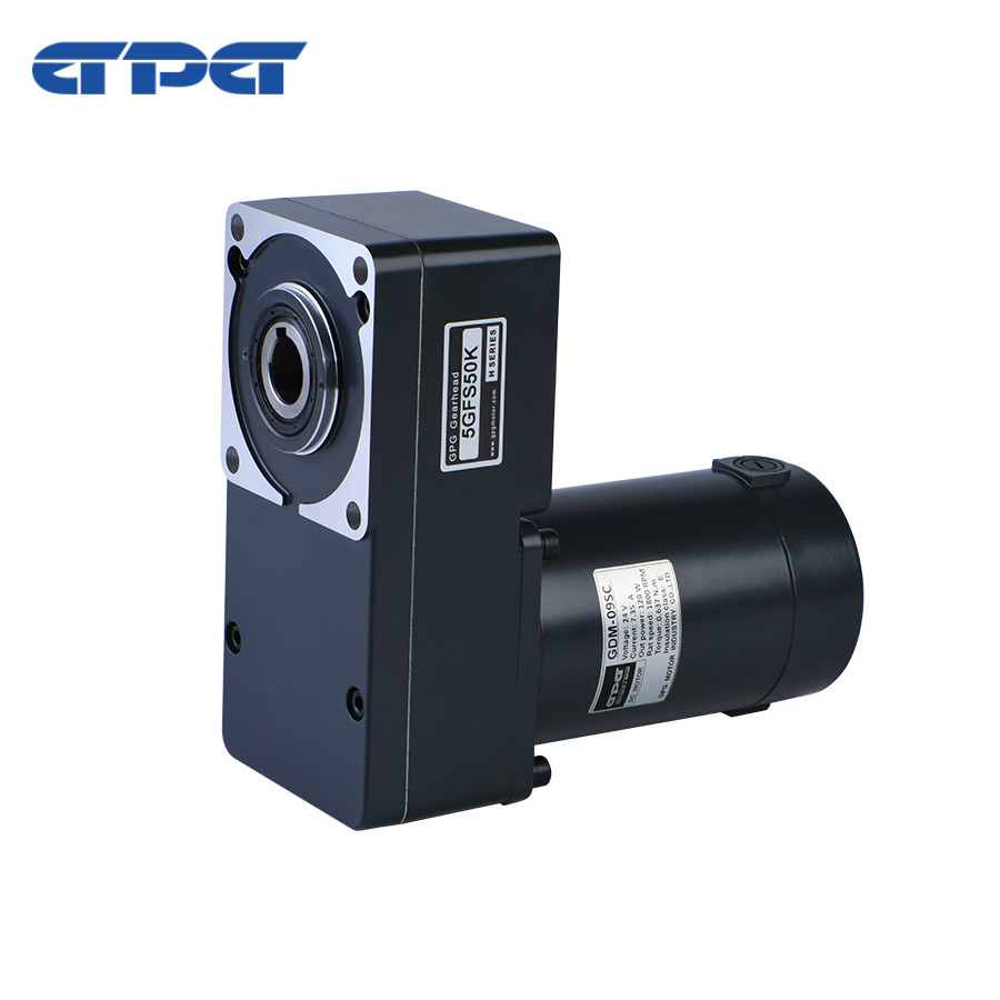 China 120w Dc Gear Motor Small Dc Gearmotor Gdm-09sc 12v 24v With 5gn3-300k Gearbox on sale