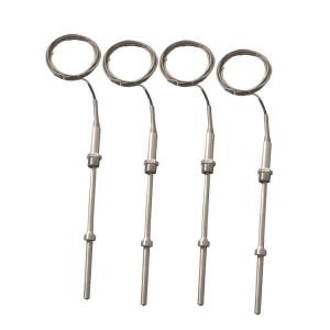 Stainless Steel Pt100 Thermocouple Temperature Probe  J / T / N / K Types