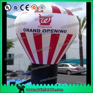  White And Red Event Inflatable Balloon , Party Inflatable Ball Manufactures