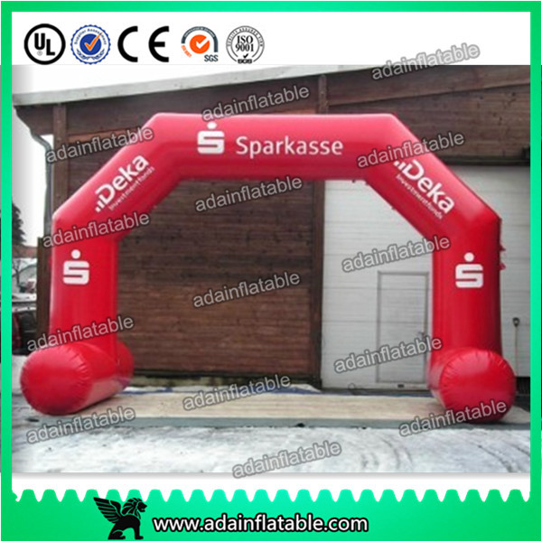  Logo Printing Dragon Shaped Red Inflatable Arch Archway 7 * 4m Custom Inflatable Arch Manufactures