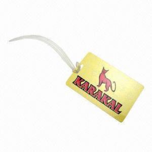  Rigid Hard PVC Luggage Tag with Soft Strap Manufactures