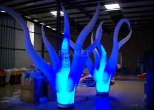  Color Changing Inflatable Tree Durable 210 D Oxford Cloth For Event Decoration Manufactures