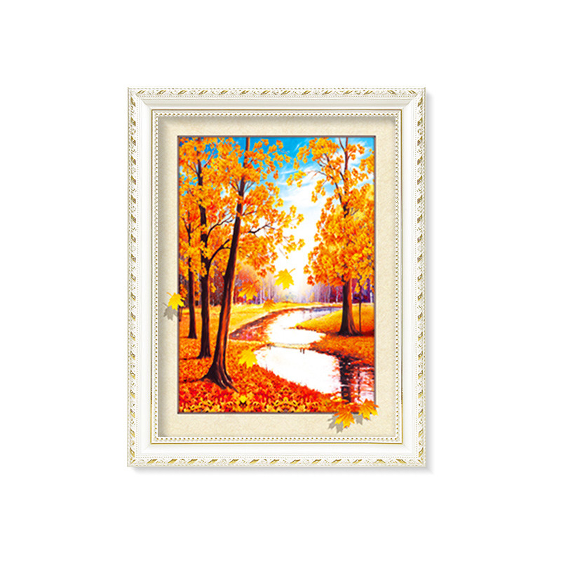  PS / MDF Frame Nature Scenery 5D Pictures / Lenticular Poster Printing Manufactures